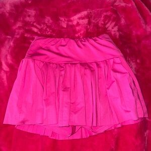SHEIN Pink Bubble Mini Skirt for Night Out